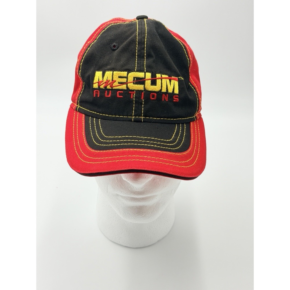 Mecum Auctions Portland 2017 Bidder Black Red Baseball Cap Hat Oregon Auto